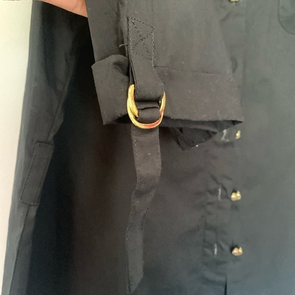 Apple Bottoms Y2K 90’s button down utility shirt. Black good accents Size 2X - Picture 6 of 12